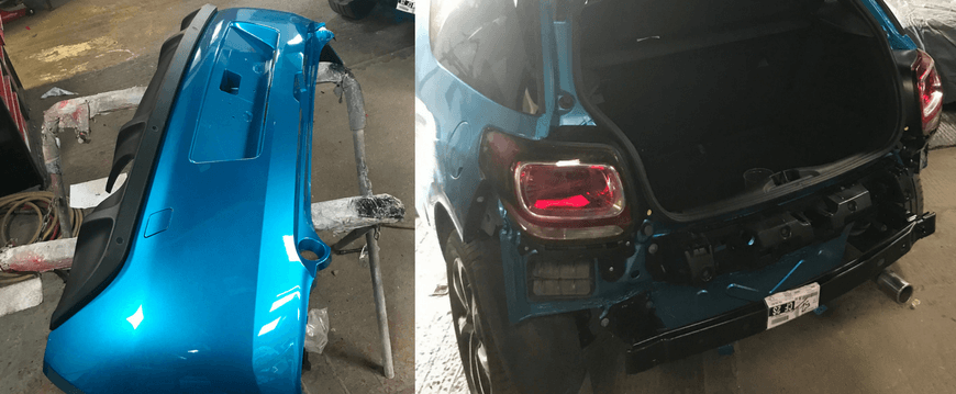 Citroen Ds3 Rear End Collision