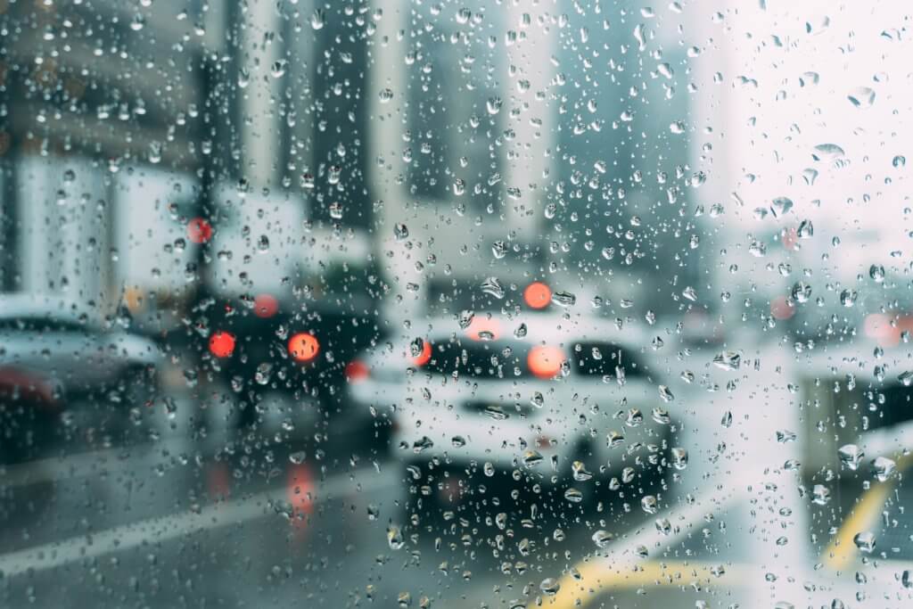 Driving in rain